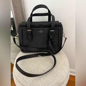 Kate Spade Black Orchard Street Elowen with Tassel Detail